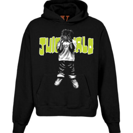 Juice Wrld x Vlone Moty Hoodie – Black