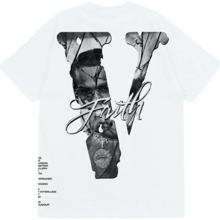 Pop Smoke Vlone Faith King of New York White T-Shirt