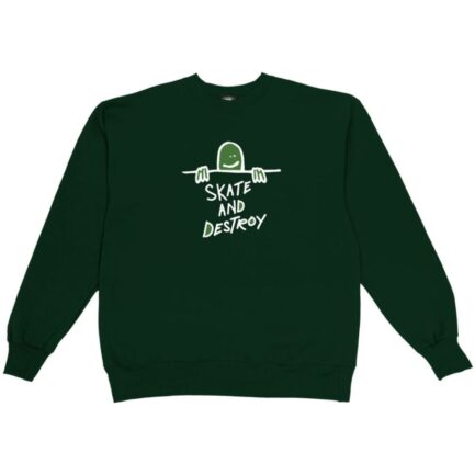 Thrasher GONZ Sad Logo Crewneck Green