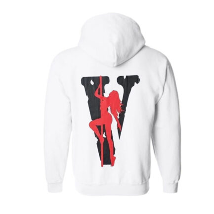 Vlone Stripper Denim Pop up Exclusive Hoodie