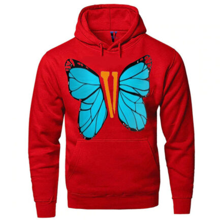 Vlone Blue ButterFly Hoodie