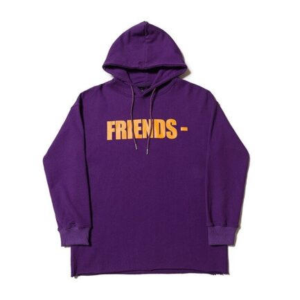 Vlone Friends Hoodie Orange Purple