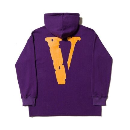 Vlone Friends Hoodie Orange Purple