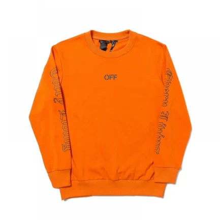 Vlone Off White Sweatshirt Orange