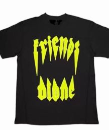 Vlone Pop Yellow Houston Texas T-Shirt Black