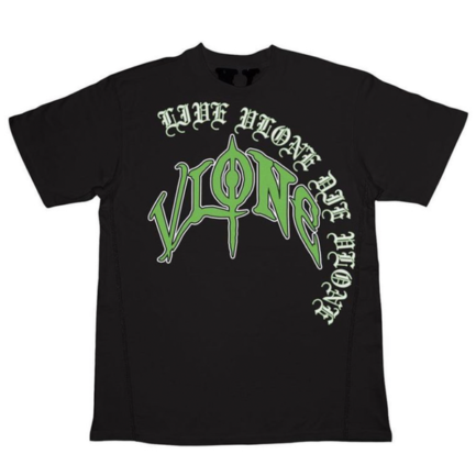 Vlone Sulphur Gothic Graphic Tee Green