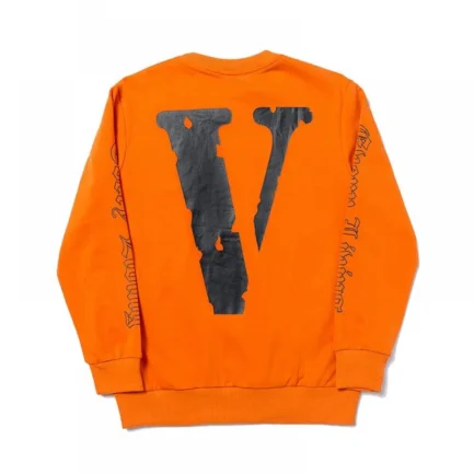 Vlone Off White Sweatshirt Orange