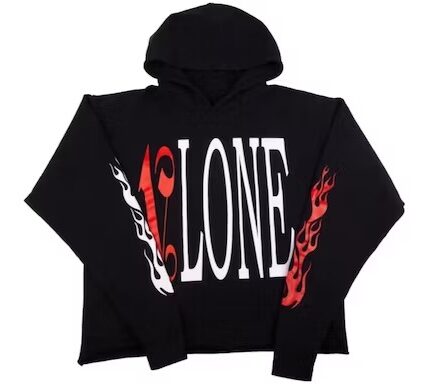 Vlone Palm Angles Hoodie Red Black