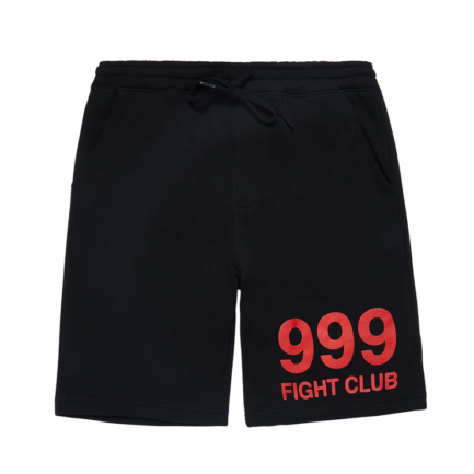 999 Club Juice Wrld Fight Shorts Black