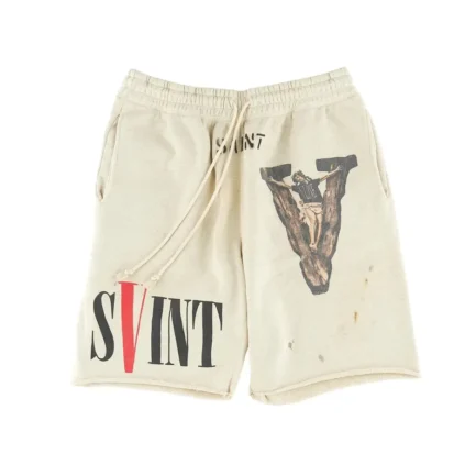 VLONE X Saint M Shorts Grey